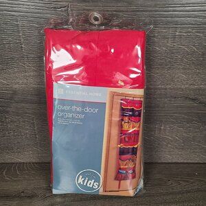 Kmart New in Package Over The Door Kid's Closet Organizer Red Yellow and Blue